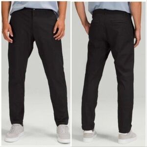 Lululemon Commission Pants Classic Swift Men Black Sz 34 x 33 M544OSE
